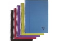Blok kroužkový Clairefontaine Linicolor intesive A4 - linka / 90 listů / mix barev Blok kroužkový Clairefontaine Linicolor intesive A4 - linka / 90 listů / mix barev
