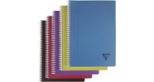 Blok kroužkový Clairefontaine Linicolor intesive A4 - linka / 90 listů / mix barev