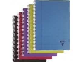 Blok kroužkový Clairefontaine Linicolor intesive A4 - linka / 90 listů / mix barev Blok kroužkový Clairefontaine Linicolor intesive A4 - linka / 90 listů / mix barev