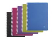 Blok kroužkový Clairefontaine Linicolor intesive A4 - čtvereček / 90 listů / mix barev Blok kroužkový Clairefontaine Linicolor intesive A4 - čtvereček / 90 listů / mix barev