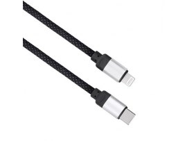 Kabel nabíjecí magnetický - USB-C a Lightning konektor / 1 m