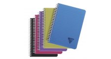Blok kroužkový Clairefontaine Linicolor intesive A5 - linka / 90 listů / mix barev