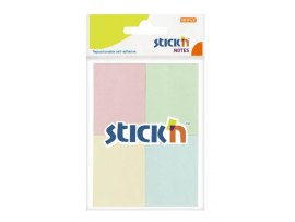 Samolepicí bločky Stick´n by Hopax - 38 x 51 mm / 4 x 50 lístků / pastelové barvy Samolepicí bločky Stick´n by Hopax - 38 x 51 mm / 4 x 50 lístků / pastelové barvy