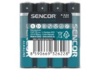 Baterie Sencor alkalická tužková AAA LR03 / 4 ks Baterie Sencor alkalická tužková AAA LR03 / 4 ks