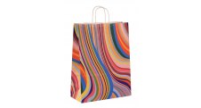 Taška papírová kroucené ucho - 70. léta / 240 x 110 x 310 mm