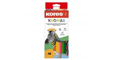 Pastelky Kores Kromas trojhranné / 12 barev