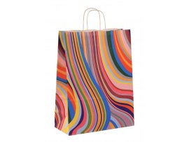 Taška papírová kroucené ucho - 70. léta / 320 x 140 x 420 mm Taška papírová kroucené ucho - 70. léta / 320 x 140 x 420 mm