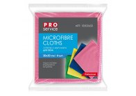 Utěrka z mikrovlákna PRO service na sklo 4 ks - 30 x 30 cm / mix barev Utěrka z mikrovlákna PRO service na sklo 4 ks - 30 x 30 cm / mix barev