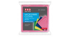 Utěrka z mikrovlákna PRO service na sklo 4 ks - 30 x 30 cm / mix barev
