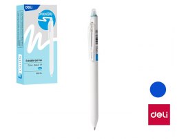 Gelové pero DELI mazací - 0,5 mm / modrá Gelové pero DELI mazací - 0,5 mm / modrá