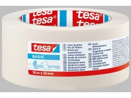 Lepicí páska krepová Tesa bílá - 50 mm x 50 m Lepicí páska krepová Tesa bílá - 50 mm x 50 m