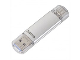Flash Pen Laeta twin - stříbrná / 64 GB / USB 3.1 Flash Pen Laeta twin - stříbrná / 64 GB / USB 3.1