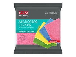 Utěrka z mikrovlákna PRO service univerzální 4 ks - 38 x 38 cm / mix barev Utěrka z mikrovlákna PRO service univerzální 4 ks - 38 x 38 cm / mix barev