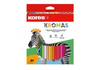 Pastelky Kores Kromas trojhranné / 24 barev Pastelky Kores Kromas trojhranné / 24 barev