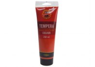 Temperová barva - červená světlá / tuba 250 ml