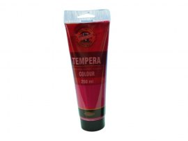 Temperová barva - purpurově červená / tuba 250 ml Temperová barva - purpurově červená / tuba 250 ml