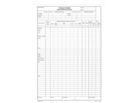 Výdejky potravin a denní přehled stravování A4 / 130 listů