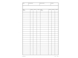 Docházkový sešit pro žáky A4 / 250 stran