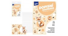 Dopisní papír 5 + 10 - Liška