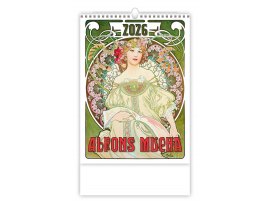 Kalendář nástěnný Alfons Mucha / N177 Kalendář nástěnný Alfons Mucha / N177