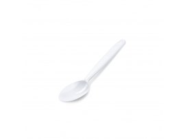 Lžička plastová 13 cm - bílá / 50 ks Lžička plastová 13 cm - bílá / 50 ks