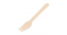 Vidlička dřevěná - 16 cm / 10 ks