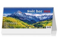 Kalendář stolní obrázkový - Svět hor / S50