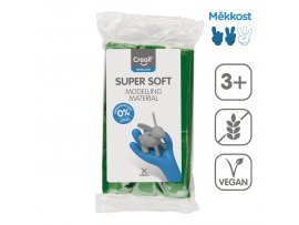 Modelovací hmota Creall Super soft - 500 g / zelená