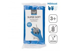 Modelovací hmota Creall Super soft - 500 g / modrá