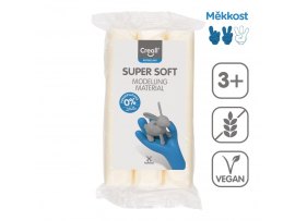 Modelovací hmota Creall Super soft - 500 g / bílá