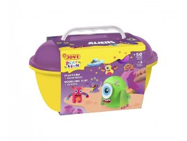 Plastelína JOVI PLAY&FUN kufřík - Aliens / 50 ks
