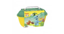 Plastelína JOVI PLAY&FUN kufřík - Jurassic / 50 ks