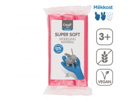 Modelovací hmota Creall Super soft - 500 g / růžová