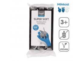 Modelovací hmota Creall Super soft - 500 g / černá