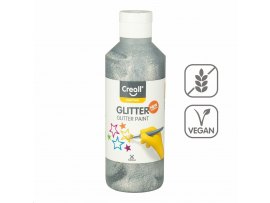 Barva Creall Glitter  - 250 ml / stříbrná