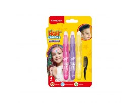 Křídy na vlasy KeyRoad - Metallic shine