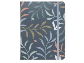 Blok Filofax Notebook Botanical modrá - A5/56l