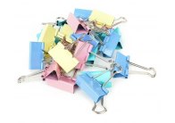 Klipy kovové barevné Fandy - 32 mm / barevný mix