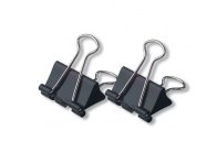 Klipy kovové černé - 51 mm