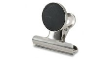 Klipy kovové stříbrné - 31 mm + magnet