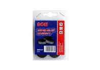 Magnety černé MIKOV super silné - průměr 27 mm / 6 ks