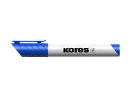 Popisovač Kores K-Marker Whiteboard - modrá / kulatý hrot