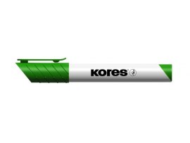 Popisovač Kores K-Marker Whiteboard - zelená / kulatý hrot