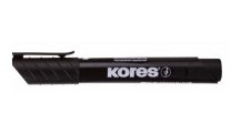 Popisovač Kores K-Marker Permanent - černá / kulatý hrot