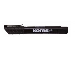 Popisovač Kores K-Marker Permanent - černá / kulatý hrot