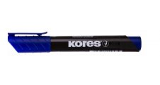 Popisovač Kores K-Marker Permanent - modrá / kulatý hrot