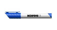 Popisovač Kores K-Marker Whiteboard - modrá / klínový hrot