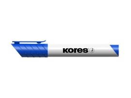 Popisovač Kores K-Marker Whiteboard - modrá / klínový hrot