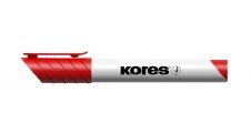 Popisovač Kores K-Marker Whiteboard - červená / klínový hrot