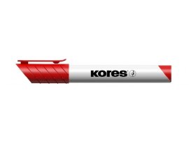 Popisovač Kores K-Marker Whiteboard - červená / klínový hrot